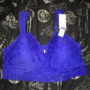 Lace Royal blue bralette